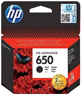 HP 650 oryginalny wkład/tusz atramentowy Ink Advantage czarny CZ101AE