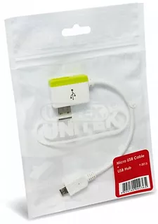 Unitek Kabel microUSB + hub USB, Y-2013