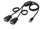 Digitus Kabel adapter USB 2.0 do 2xRS232 (COM) (Chipset: FTDI / FT2232H)