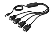 Digitus Kabel adapter USB 2.0 do 4xRS232 (COM) (Chipset: FTDI / FT2232H)