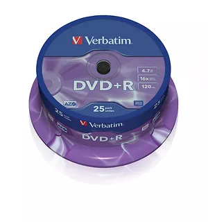DVD+R 16x 4.7GB 25P CB           43500