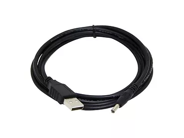 Kabel USB zasilajcy 3.5mm 1.8m black