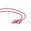 Gembird Patch cord kat.5e osłonka zalewana 0.5M różowy