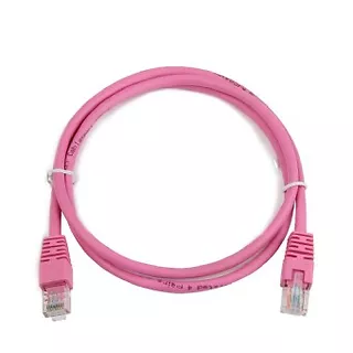 Gembird Patch cord kat.5e osłonka zalewana 0.5M różowy