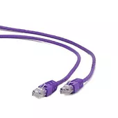 Patch cord ekranowany FTP kat.6 osłonka zalewana 0.25M fioletowy