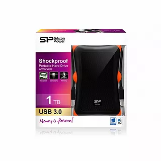 Silicon Power ARMOR A30 1TB USB 3.0 BLACK / PANCERNY / wstrząsoodporny