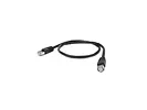 Gembird Patch cord kat.5e 0.5M FTP black