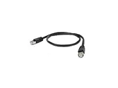 Patch cord kat.5e 0.5M FTP black