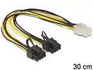 Kabel rozdzielacz zasilania PCI EXPRESS 2x8PIN/1x6PIN