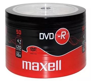 Maxell płyta DVD-R 4,7 16x szpindel 50