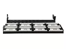 Gembird Patch Panel 48 Portów 2U 19'' Kat.5e z funkcją organizacji kabli czarny