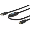 ASSMANN Kabel HDMI z wzmacniaczem, HDMI A /M (wtyk)                      - HDMI A /M (wtyk) 15m standard 1.4 czarny.