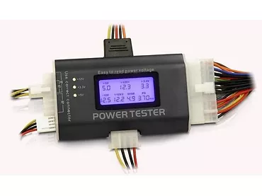Delock Tester zasilaczy komputerowych (LCD)