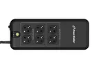 PowerWalker UPS  OFFLINE 600VA 6X 230V PL OUT APFC - Wygląd Listwy