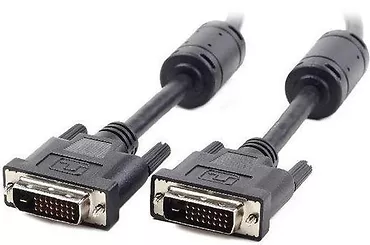 Gembird Kabel DVI-D(M)/DVI-D(M)(24+1) Dual Link Ferryt 10M Czarny
