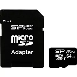 microSDXC 64GB CL10/UHS-1 40/15 MB/s Elite + adapter
