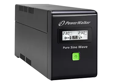 UPS LINE-INTERACTIVE 800VA 2X PL 230V, PURE SINE    WAVE, RJ11/45 IN/OUT, USB, LCD