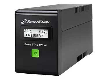 PowerWalker UPS LINE-INTERACTIVE 600VA 2X PL 230V, PURE SINE    WAVE, RJ11/45 IN/OUT, USB, LCD