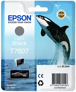Epson T7607 Ink Cartridge Light Black UltraChrome HD