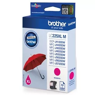 Brother LC-225XLM inkoust magenta, 1200 st