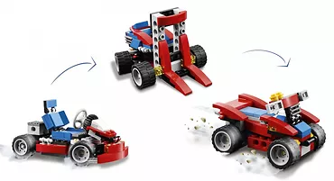 Creator Czerwony gokart 31030