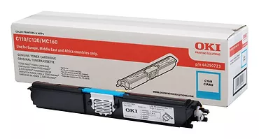 Toner CYAN 2.5k do C110/C130/MC160 44250723