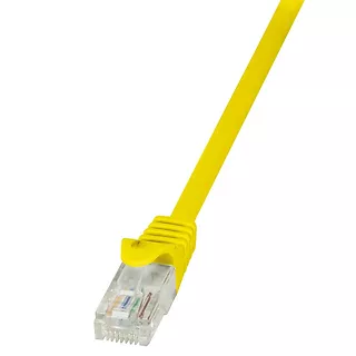 LogiLink Patchcord CAT.6 U/UTP 0,5m żółty