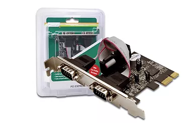 Kontroler PCI Express 2xserial DB9 COM RS232