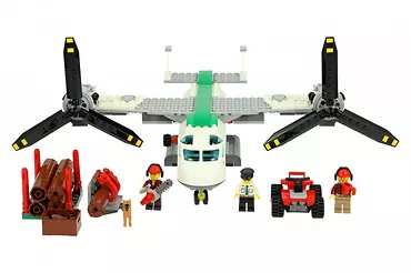 Lego City Wirolot towarowy 60021