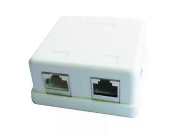 Gembird Gniazdo natynkowe 2xRJ45 Kat5e Keystone