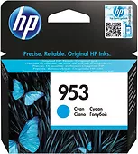 Oryginalny wkład tusz do drukarki HP 953  (F6U12AE) Błękitny (Cyan)