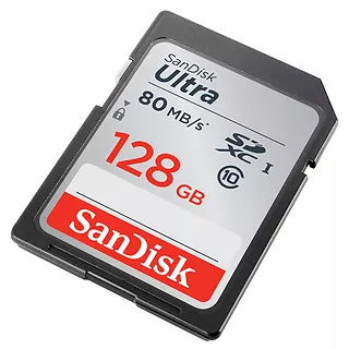 Karta pamięci SanDisk Ultra SDHC 128GB 80MB/s UHS-I Class 10