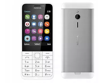 Telefon komórkowy Nokia 230 DS Silver-White