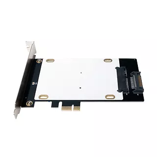 Karta PCI Express, 1 x HDD/SDD + 1 x mSATA