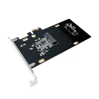 Karta PCI Express, 1 x HDD/SDD + 1 x mSATA