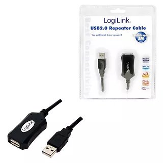 Kabel przedlużacz USB2.0, 5m