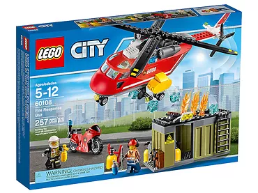 LEGO CITY - Helikopter strażacki 60108