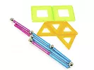 Klocki magnetyczne PROM GEOMAG GEO-530 GLITTER BROKATOWE 22 elementy