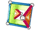 Klocki magnetyczne PROM GEOMAG GEO-530 GLITTER BROKATOWE 22 elementy