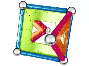 Klocki magnetyczne PROM GEOMAG GEO-530 GLITTER BROKATOWE 22 elementy