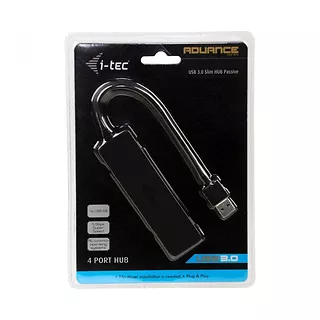 i-tec USB 3.0 Slim PASS 4 porty pasywny Win/MAC