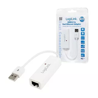 Adapter Fast ethernet USB2.0 do Rj-45