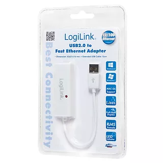 Adapter Fast ethernet USB2.0 do Rj-45