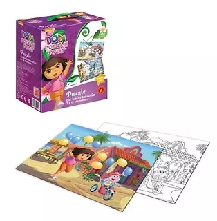 Big puzzle - Dora poznaje świat 25 el.