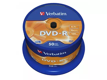 Płyta DVD-R Verbatim 4,7GB 16X op. 50 SZ