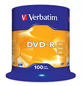 Verbatim DVD-R 16x 4.7GB 100 CB             43549