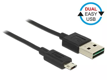 Kabel Micro USB AM-BM DUAL EASY-USB 2m