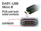 Kabel Micro USB AM-BM DUAL EASY-USB 2m