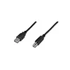 ASSMANN Kabel połączeniowy USB 2.0 HighSpeed Typ USB A/USB B M/M czarny  5m