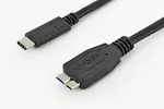 ASSMANN Kabel połączeniowy USB 3.0 SuperSpeed Typ USB C/microUSB B M/M czarny 1m